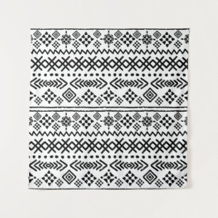 Tapiz Boho de arte tribal: sin costuras geométricas.