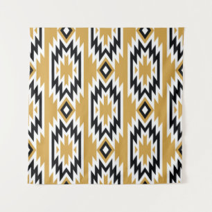 Tapiz Boho étnico: patrón geométrico vintage.