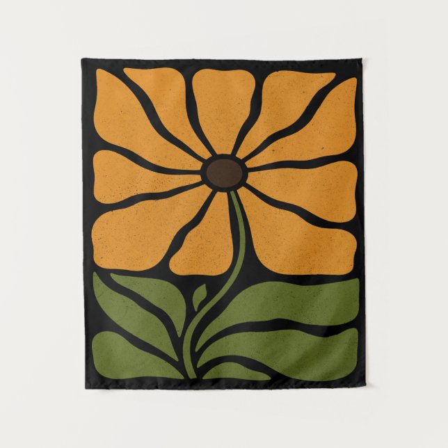 Tapiz Boho Flower (Anverso)