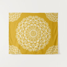 Boho Mustard Amarillo Mandala