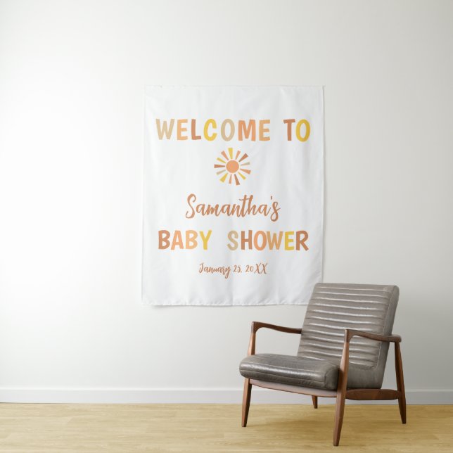 Tapiz Boho Sunshine Baby Shower (In situ)