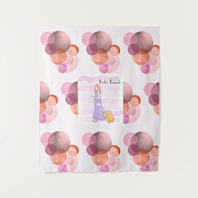 Tapiz Boho Viaja (Anverso)