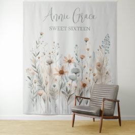 Tapiz Boho Wildflower