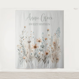 Tapiz Boho Wildflower