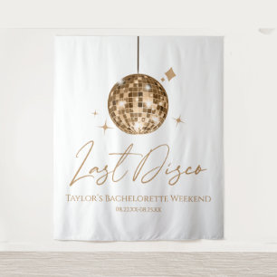 Tapiz Bola de disco de oro Última Discoteca Bachelorette