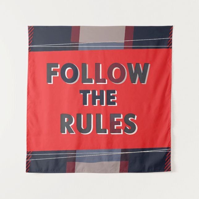 Tapiz Bold Rules: A Clear, Striking Message (Anverso)