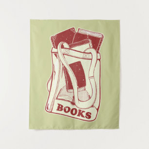 Tapiz Bolsa de libros que me encanta leer