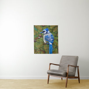 Tapiz Bonito Wilderness Blue Jay