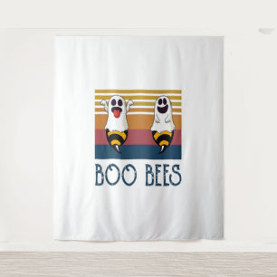 Tapiz Boo Bees Pareja Ghost Halloween