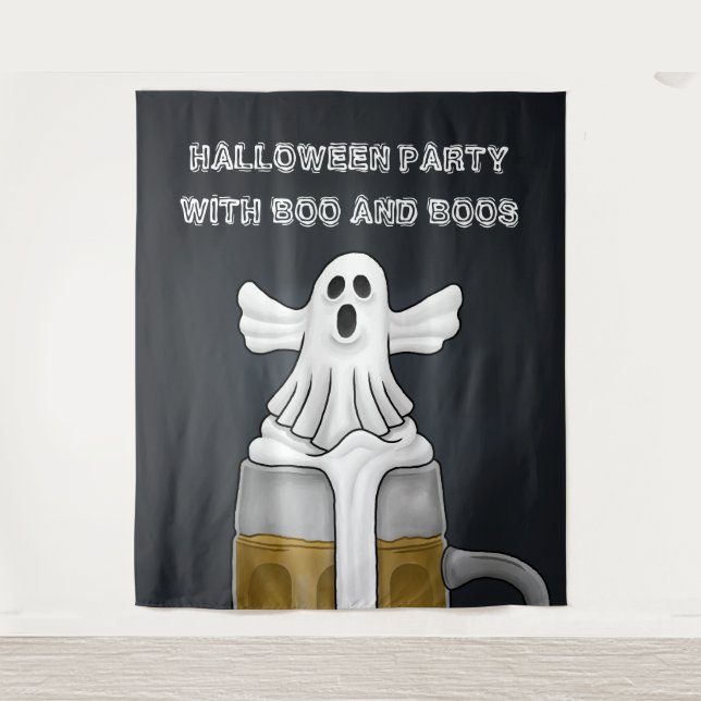 Tapiz Boo y Boos Halloween Party (Anverso)