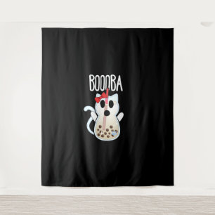 Tapiz Boooba Kawaii Boba Bebe Tea Cat Lover Halloween G