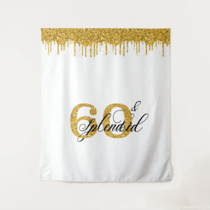 Tapiz Booth 60 Sixty Birthday 60