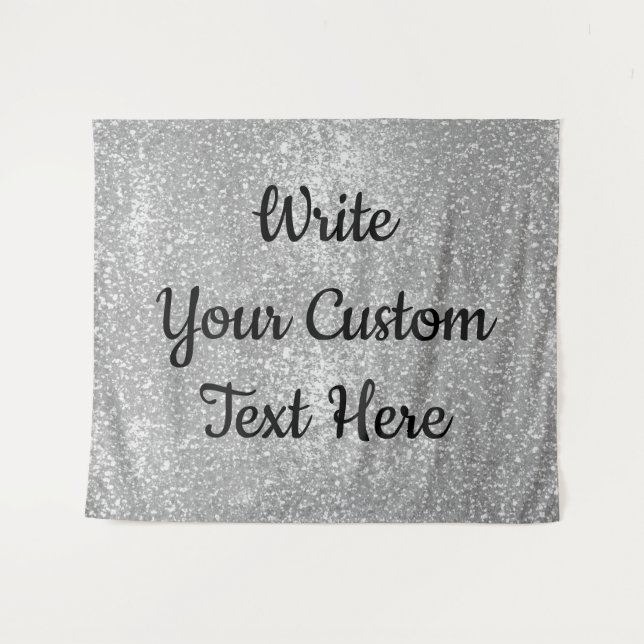 Tapiz Booth fotográfico del aniversario de Purpurina Pla (Anverso (horizontal))