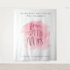 Tapiz Booth fotográfico Rosa y Purpurina de oro