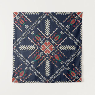 Tapiz Bordado palestino: Diseño de patrones tradicionale