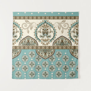 Tapiz Borde de estilo étnico-marroquí decorativo