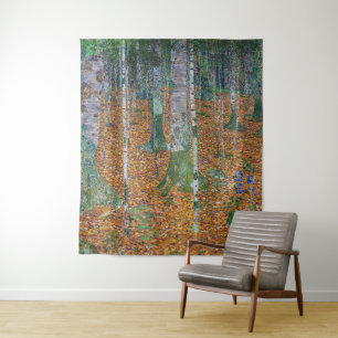 Tapiz Bosque de abedules Gustav Klimt