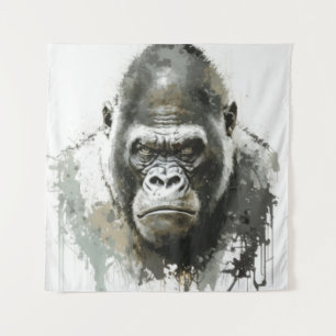 Tapiz Bosque de fauna silvestre con pinturas de animales