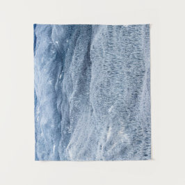 Tapiz Bosque de invierno bajo la nieve profunda