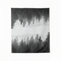 Bosque de nitrógeno negro y blanco