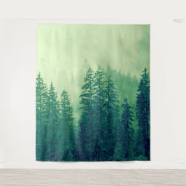 Tapiz Bosque de pinos mural | Pared