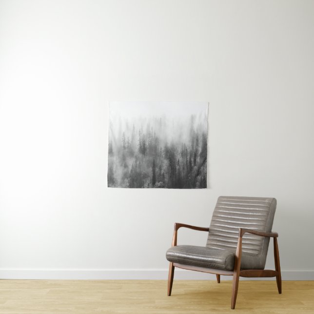 Tapiz Bosque en niebla (In situ (horizontal))
