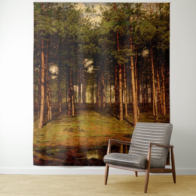 Tapiz Bosque Fir de Putte con conejos Jean Lamorinière (In situ)