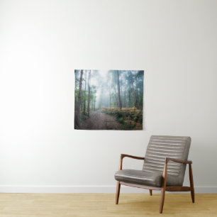 Tapiz Bosques Dark Foggy Woods Norfolk Reino Unido