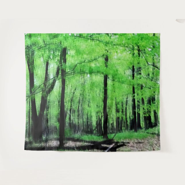 Tapiz Bosques Verdes Exuberantes (Anverso (horizontal))