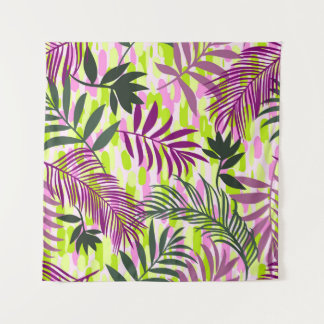 Tapiz Botanical seamless pattern mixed with geometric sh