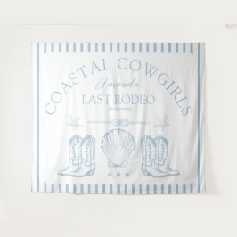 Tapiz Botas de vaquera costera Fiesta de Despedida de So