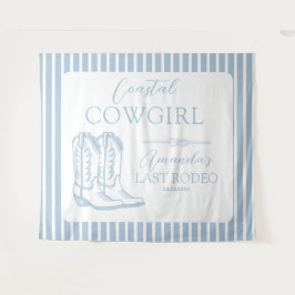 Tapiz Botas de vaquera costera Fiesta de Despedida de So