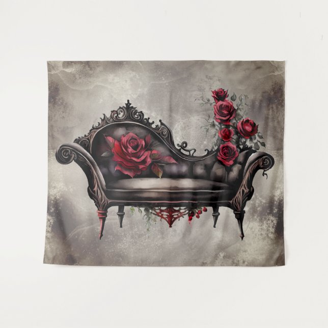 Tapiz Boudoir Chaise | Sofá de salón desmayado de Victor (Anverso (horizontal))