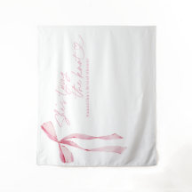 Bow rosa: está atando la ducha nupcial