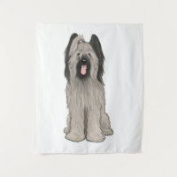 Briard Cute Cartoon Dog