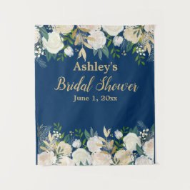 Tapiz Bridal Shower Photo Booth Fondo Foto Prop Gold