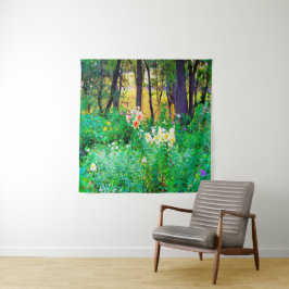 Tapiz Brillante amanecer con lirios de árbol en My Rubio