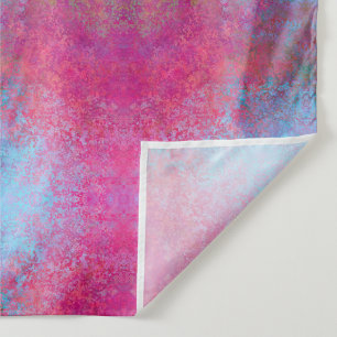 Tapiz Brillante Magenta Sunset Abstract Acrylon Pour