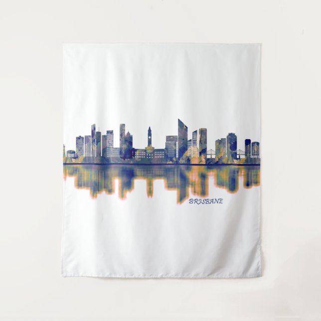 Tapiz Brisbane Skyline (Anverso)