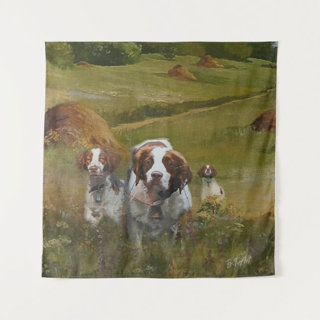 Tapiz Brittany Spaniel (Anverso)
