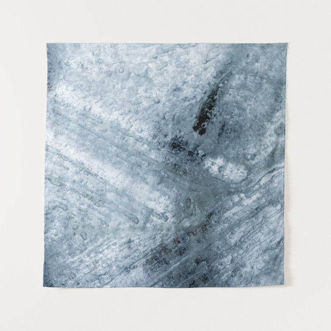 Tapiz Brown and black abstract painting (Anverso)
