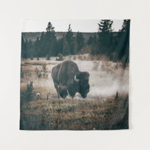 TAPIZ BROWN BISON ON BROWN GRASS FIELD DURING DAYTIME