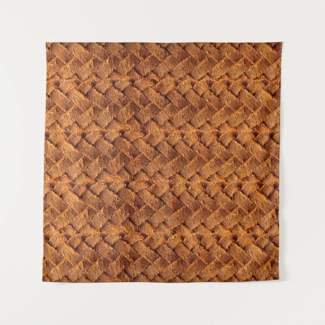 Tapiz Brown leather woven backgroundleather,brown,backgr (Anverso)