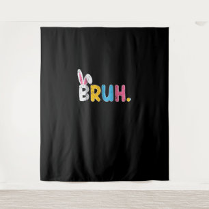 Tapiz Bruh Easter Bunny Cute Meme Para Niños _1
