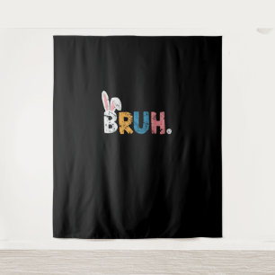 Tapiz Bruh Easter Bunny Cute Meme Para Niños _2
