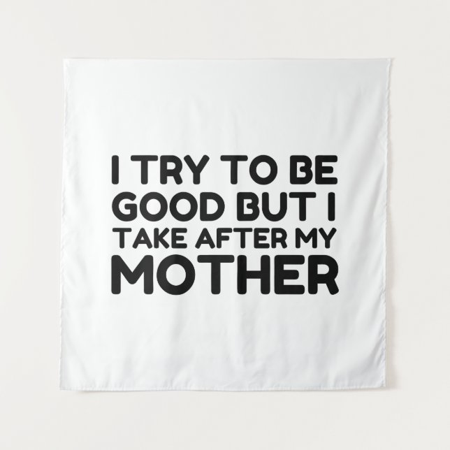 TAPIZ BUENO, PERO TOME DESPUÉS DE MI MADRE. (Anverso)