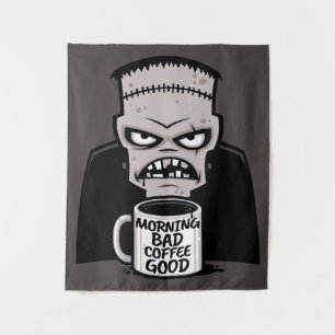 Tapiz Buenos días café buen monstruo reanimado