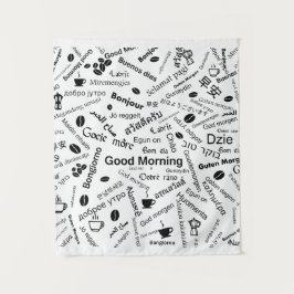 Tapiz Buenos días en todos los idiomas del mundo