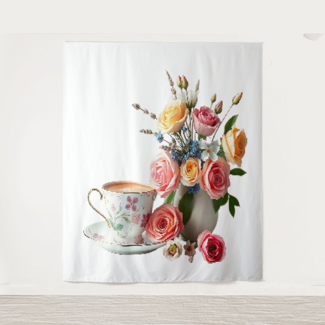 Tapiz Buenos días té (Anverso)