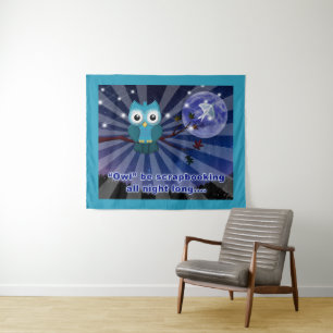 Tapiz "Búho Estará Arañando Toda La Noche"